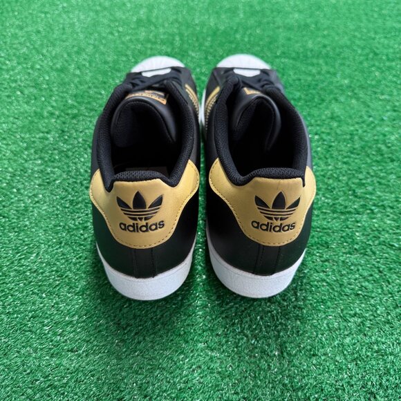 Adidas Superstar Black Magic Beige Low Mens Casual Shoes HP5498 NEW* Sz 12 - Picture 5 of 8